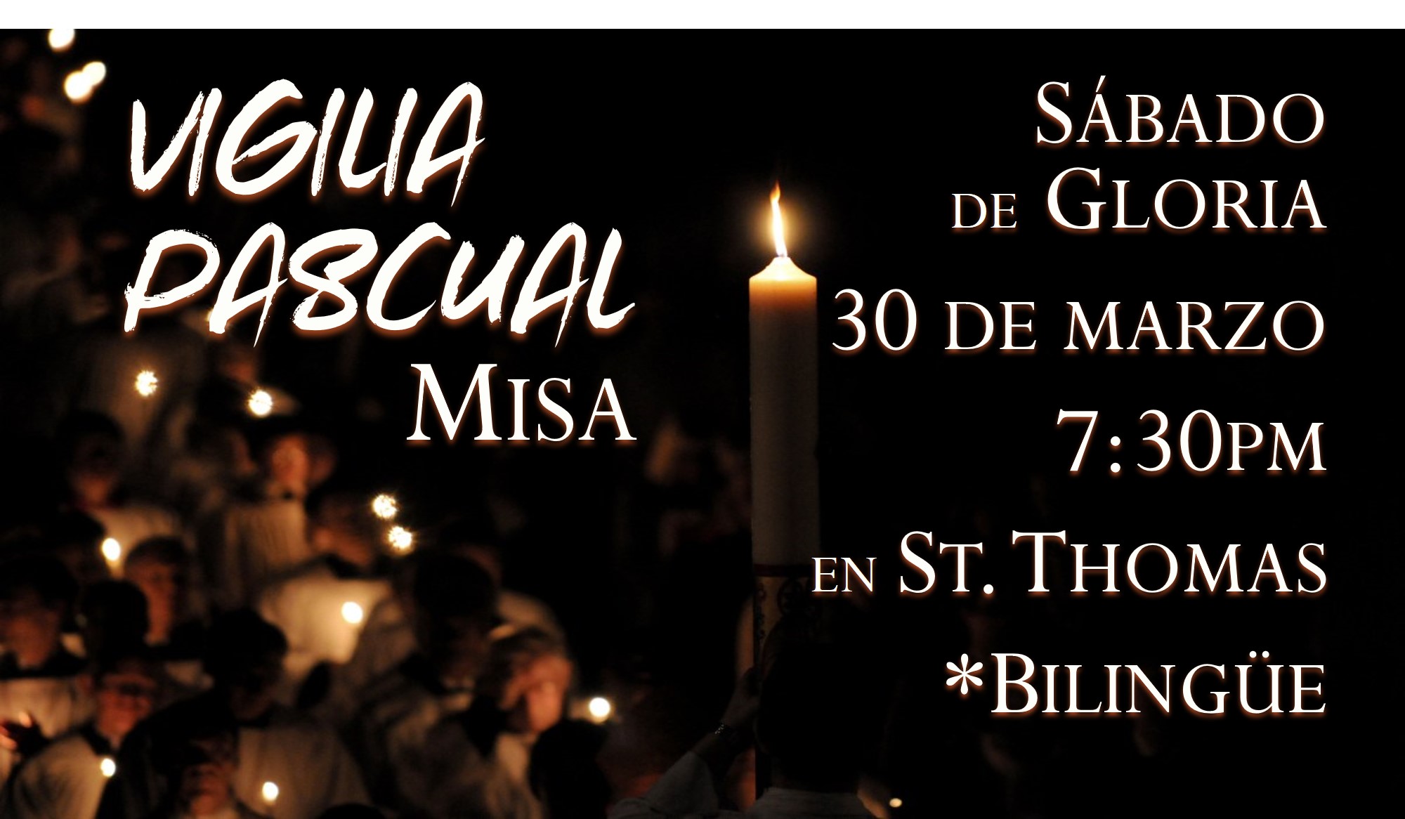 Easter Vigil Schedule - Spanish
