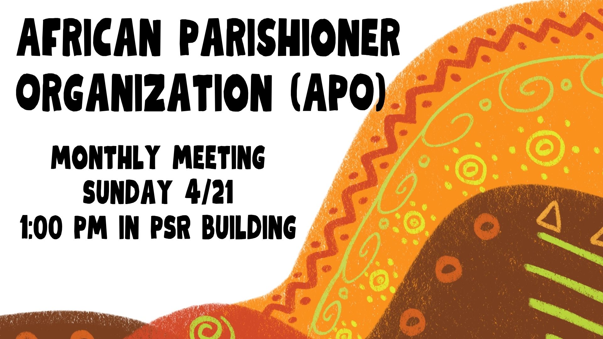 African Parishioner Organization (APO)