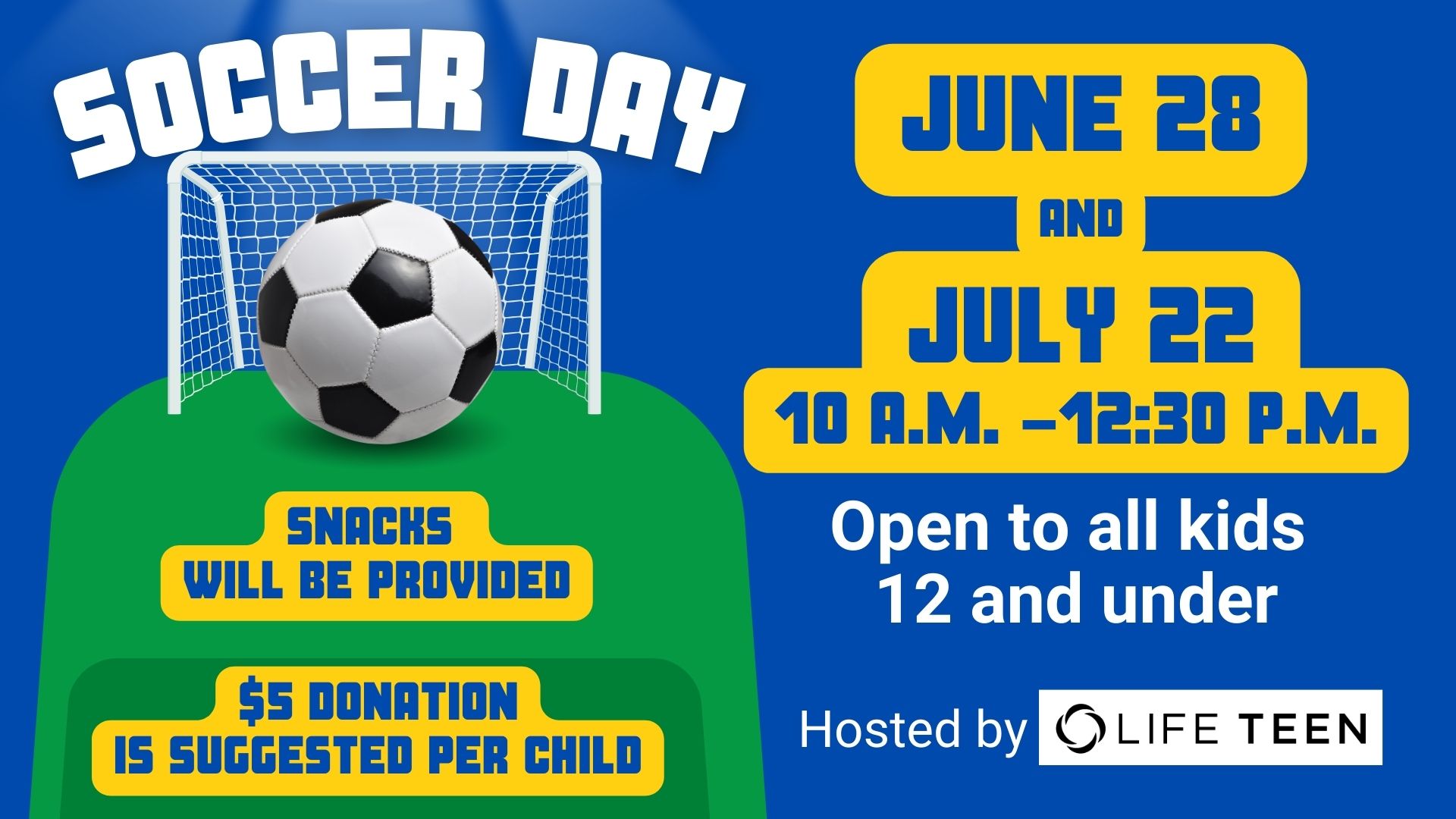 Kids Soccer Day for Screens