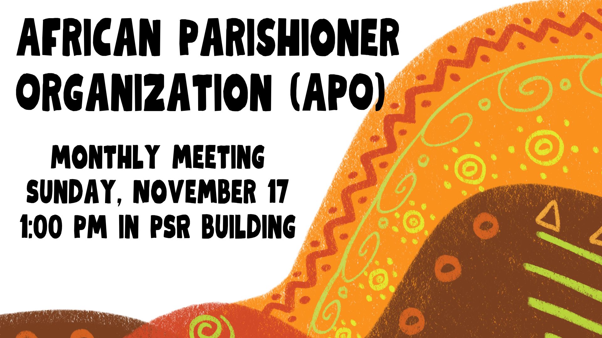 African Parishioner Organization (APO)