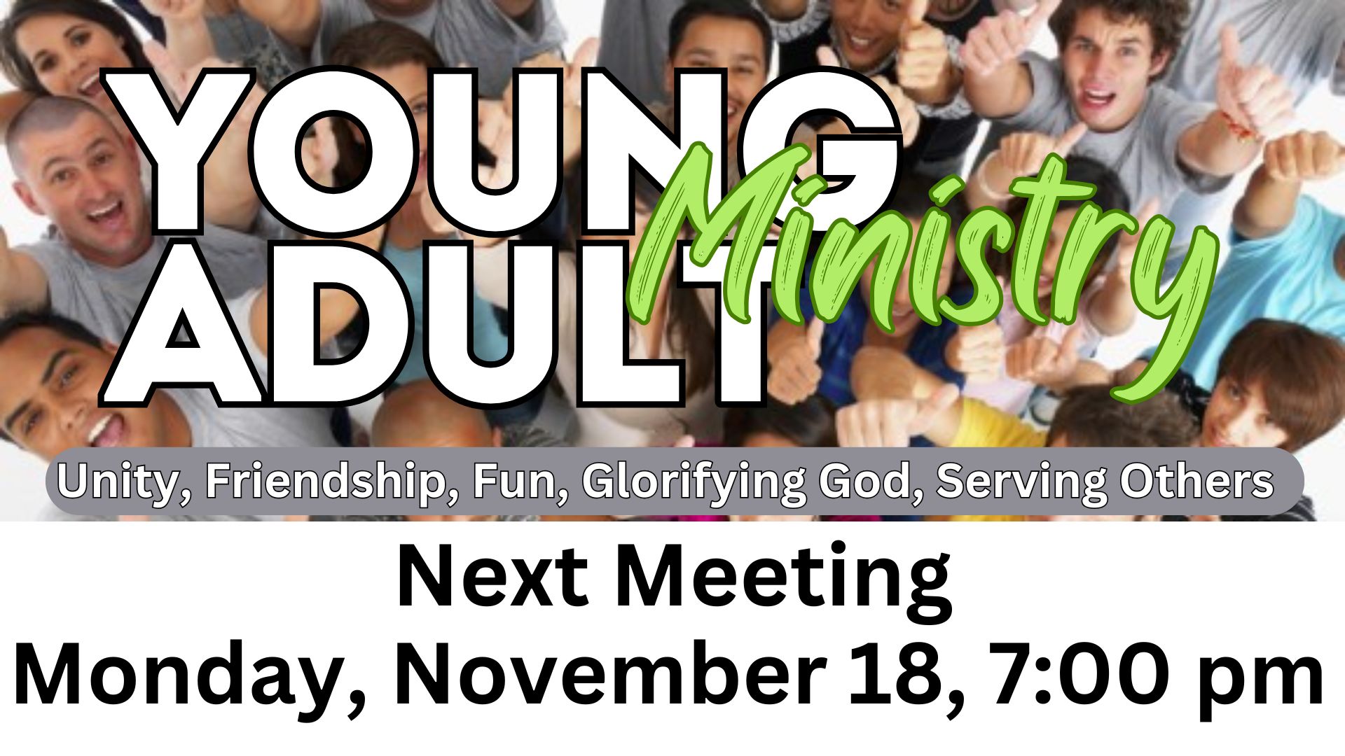 Young Adult Ministry Informational Meeting